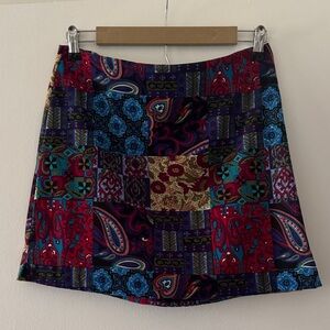 Colorful Patchwork Women's Skirt